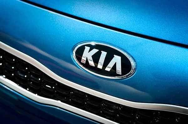 KIA logo on a car