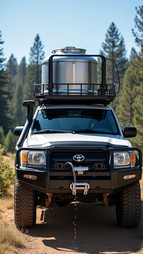 Set Up a Gravity-Fed Water System on Your Roof Rack