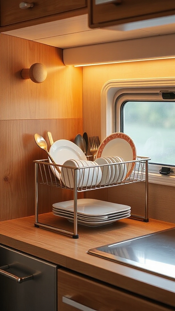 Collapsible Dish Drying Rack