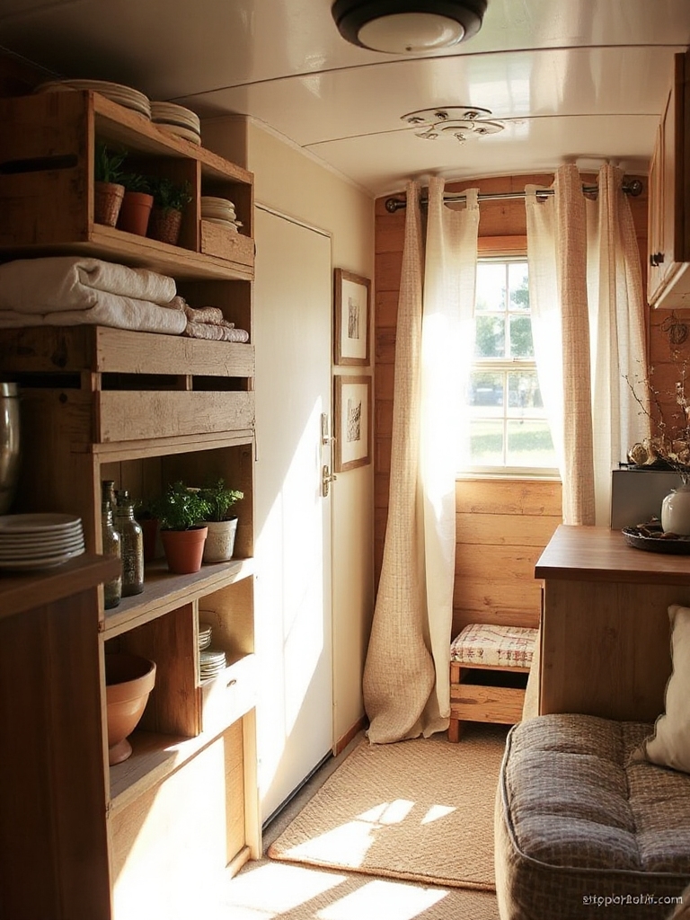 Upcycled Crate Wall Organization