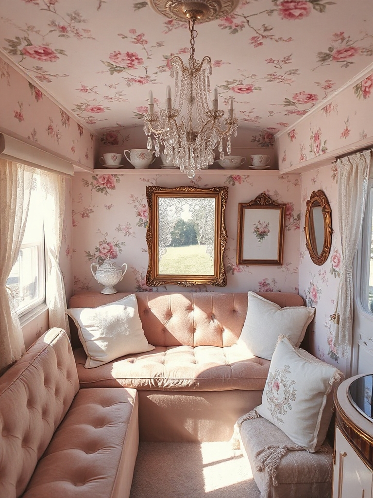 Romantic Rose Garden Inspired Interior