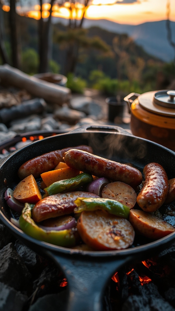 Skyline Drive Sausage and Sweet Potato Medley