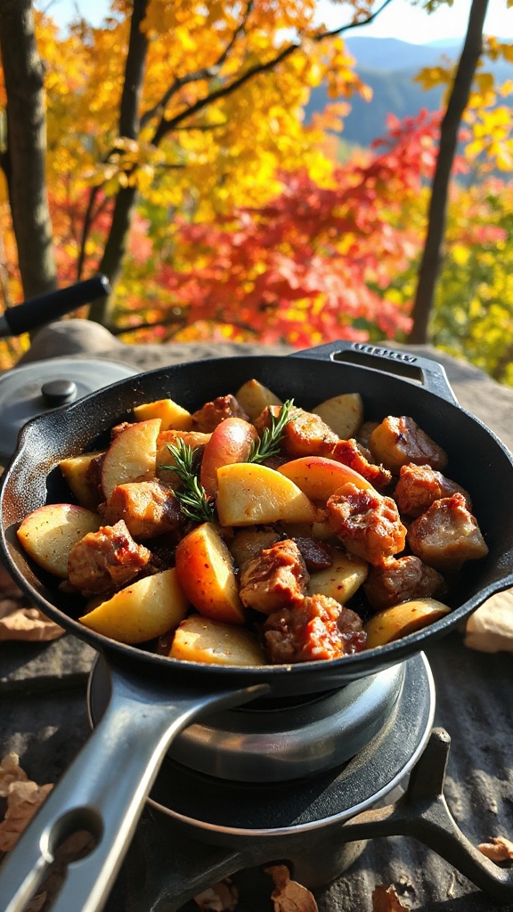 Hawksbill Peak Pork and Apple Hash