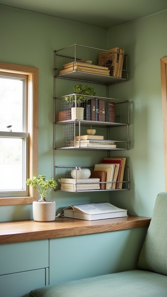 Installing Wall-Mounted Mesh Storage Systems