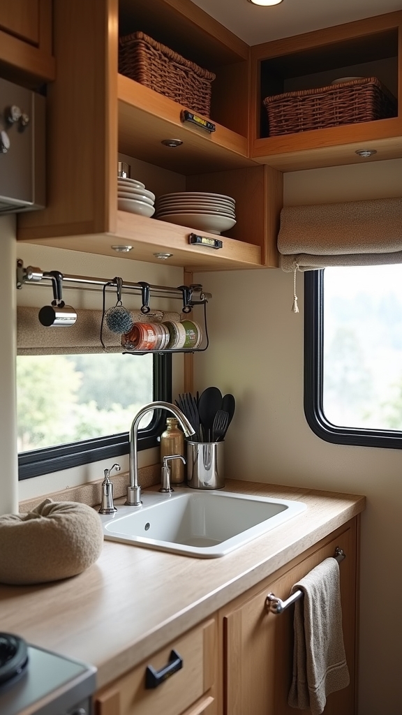 Smart Cabinet Organization With Grip Liners