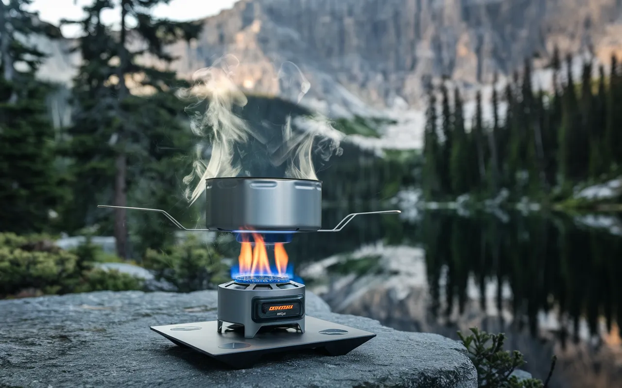 Compact, High-Efficiency Camping Stove