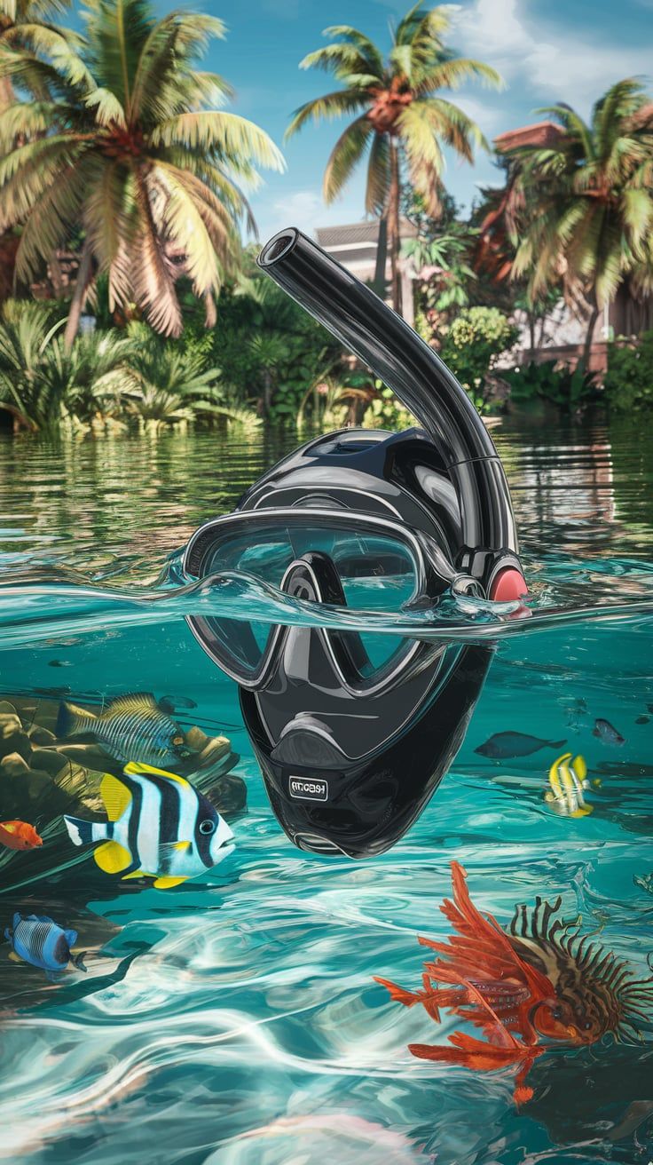 Compact Travel Snorkel Set: Explore the Underwater World
