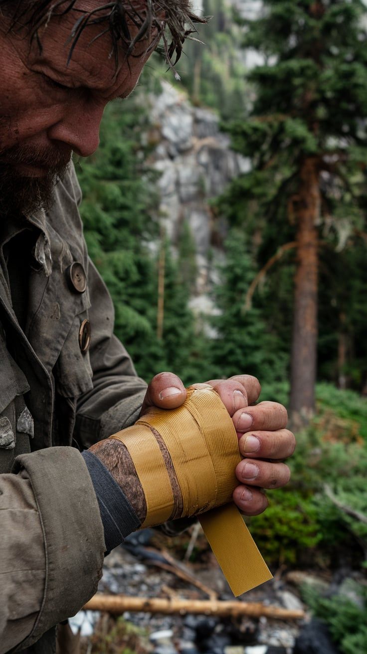 Duct Tape Bandages A First-Aid Hack for Emergency Wounds