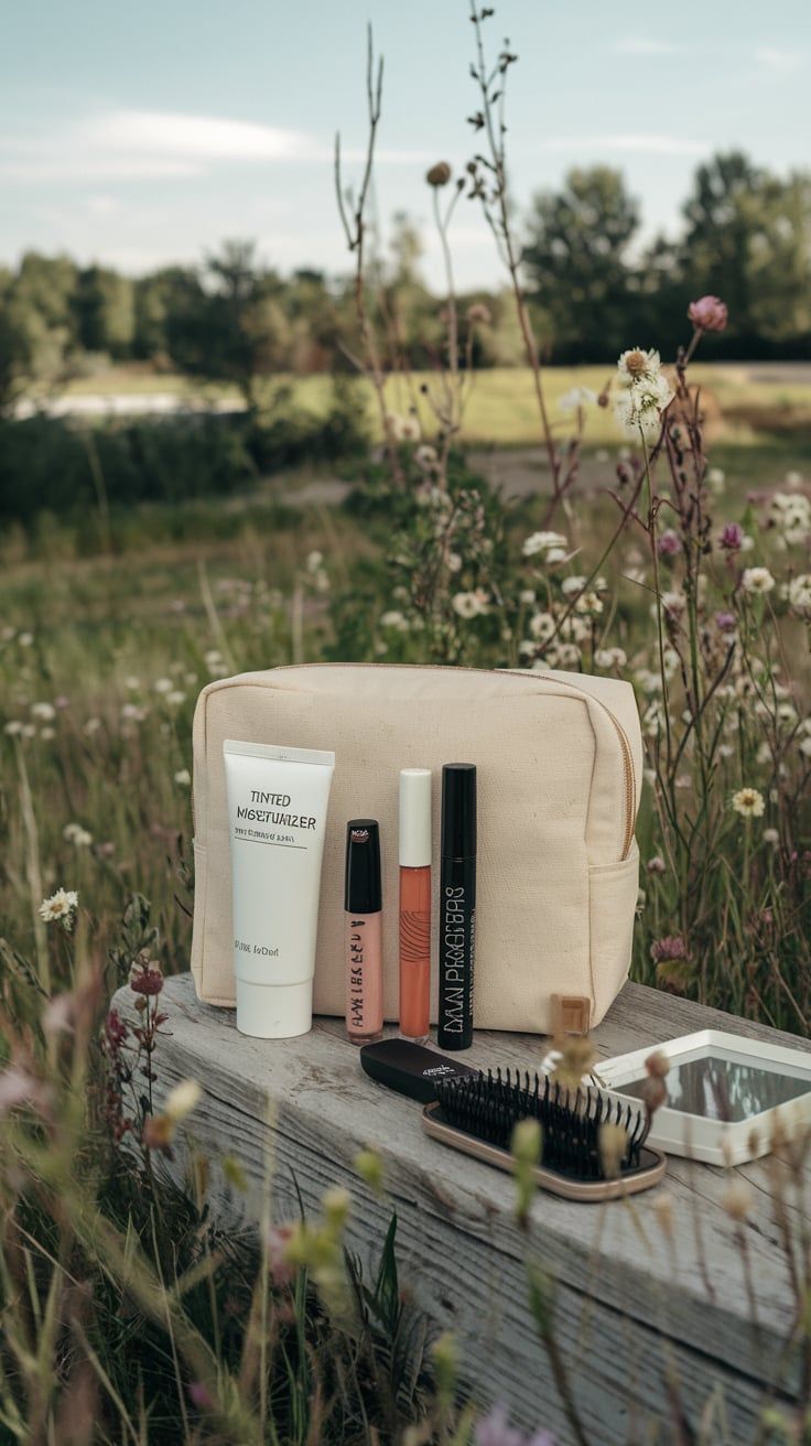 Minimalist Camping Makeup Routine