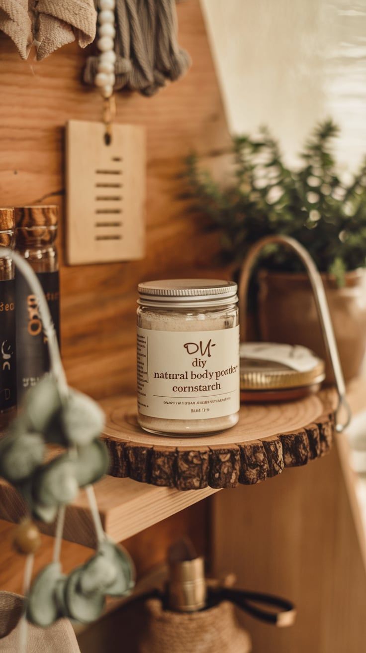 Natural Body Powder for Staying Dry