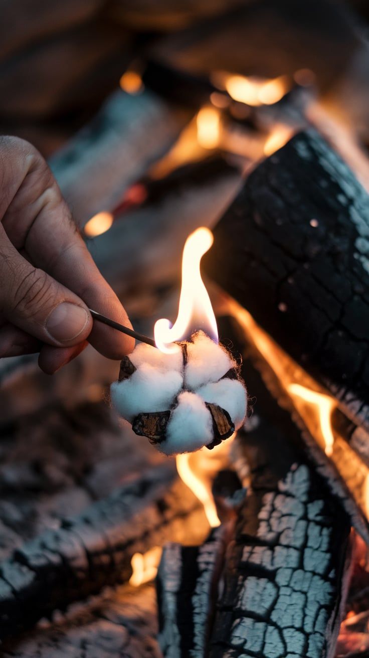 The Vaseline Cotton Ball Trick Start a Fire in Seconds