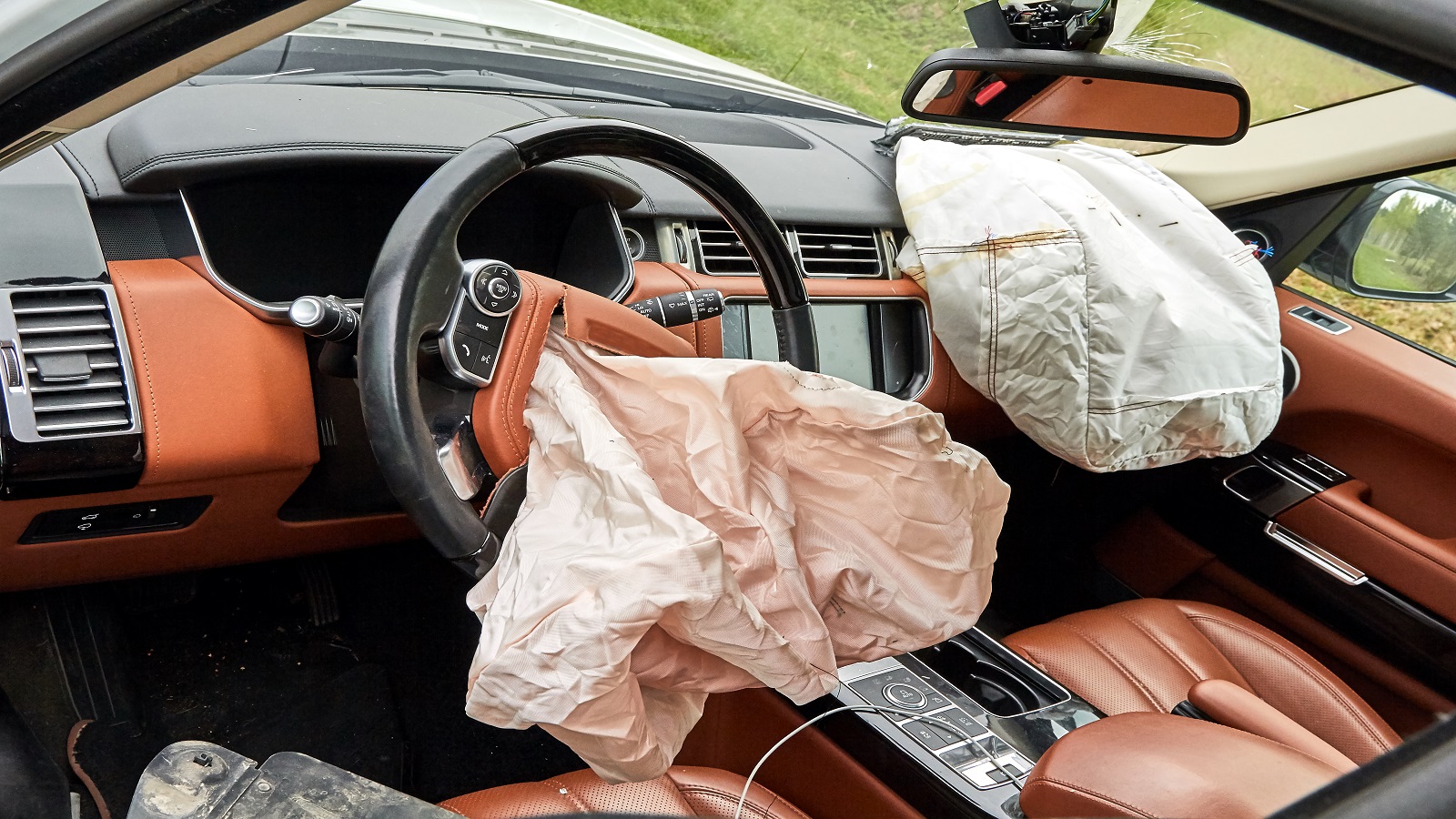 Damaged airbag