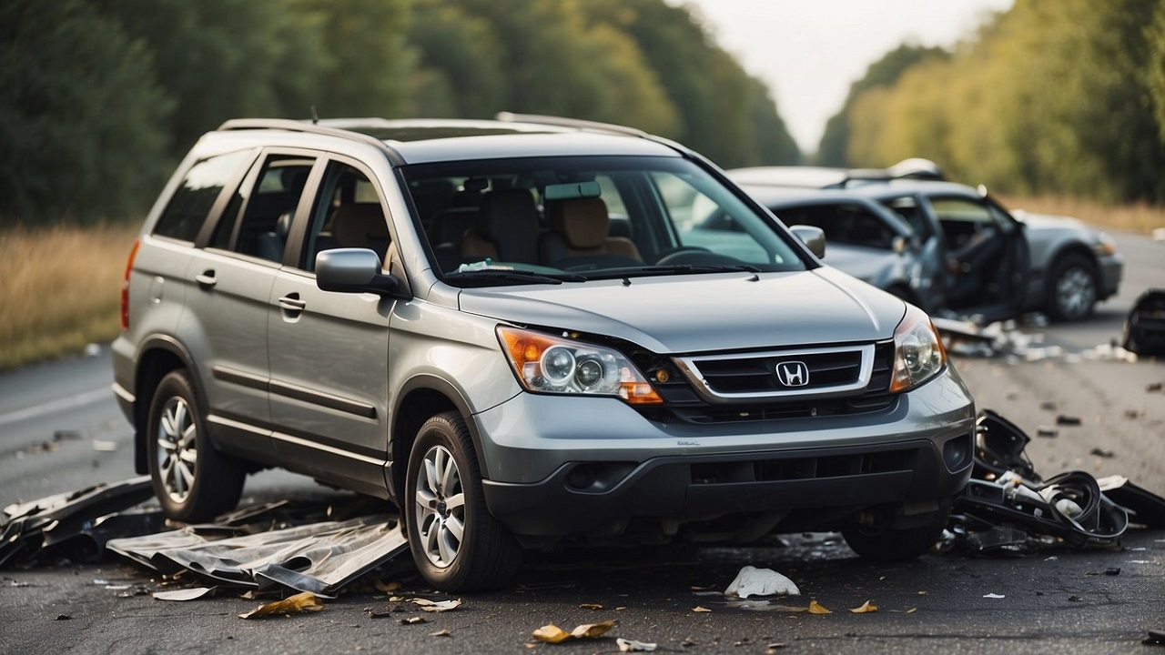 Honda CR-V Crashed Accident