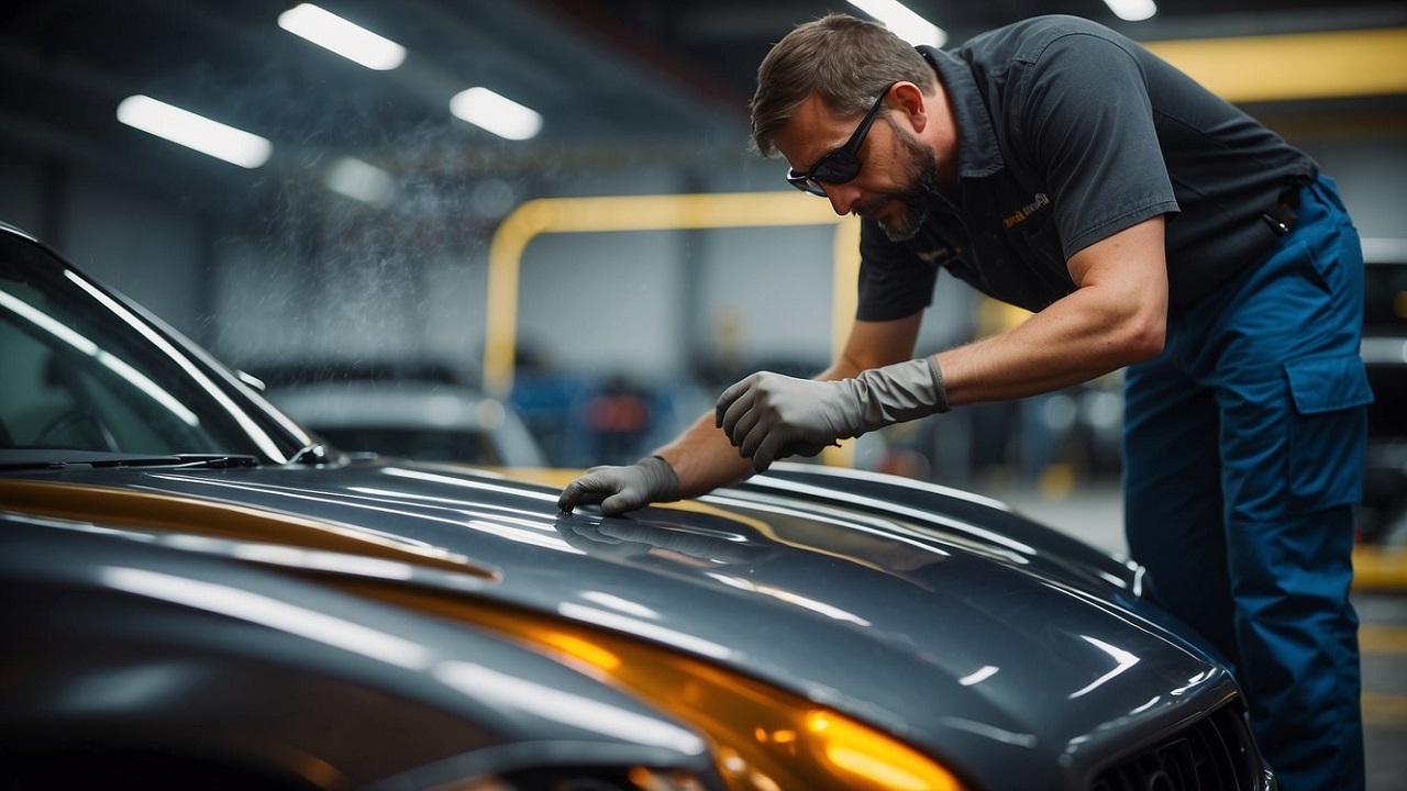 Car Rustproofing Coating Mechanic