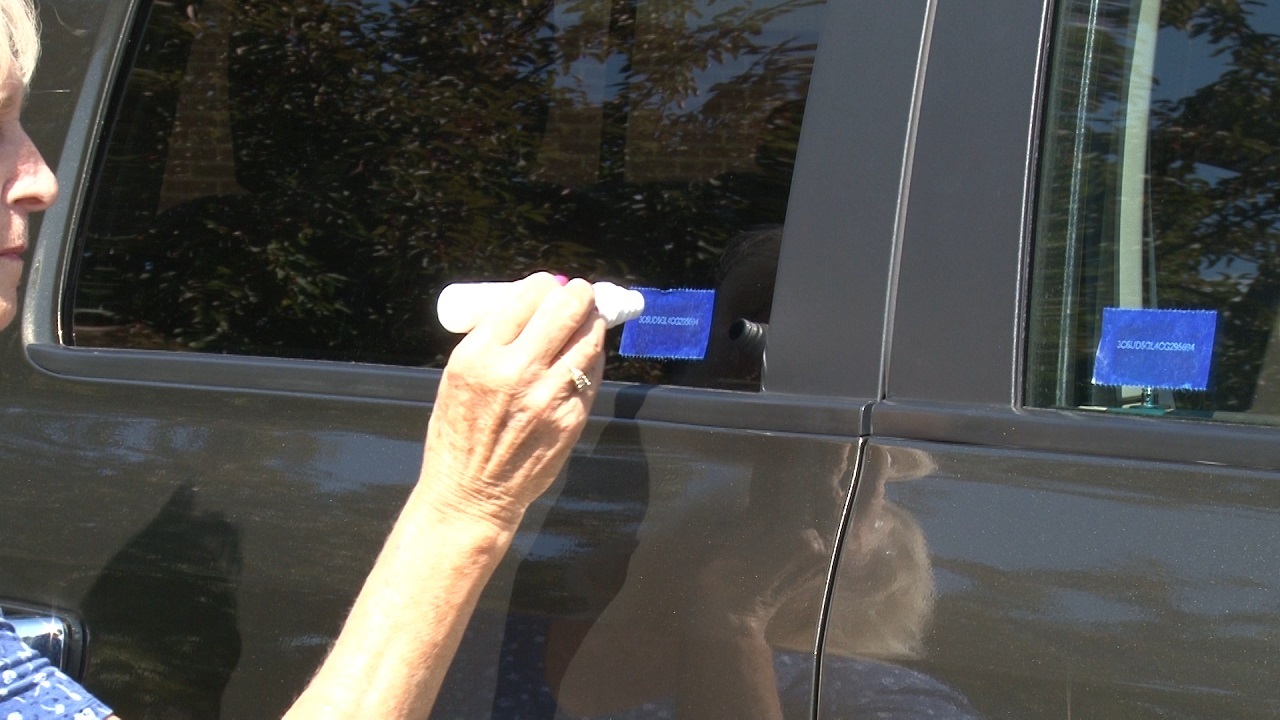 Car VIN Etching