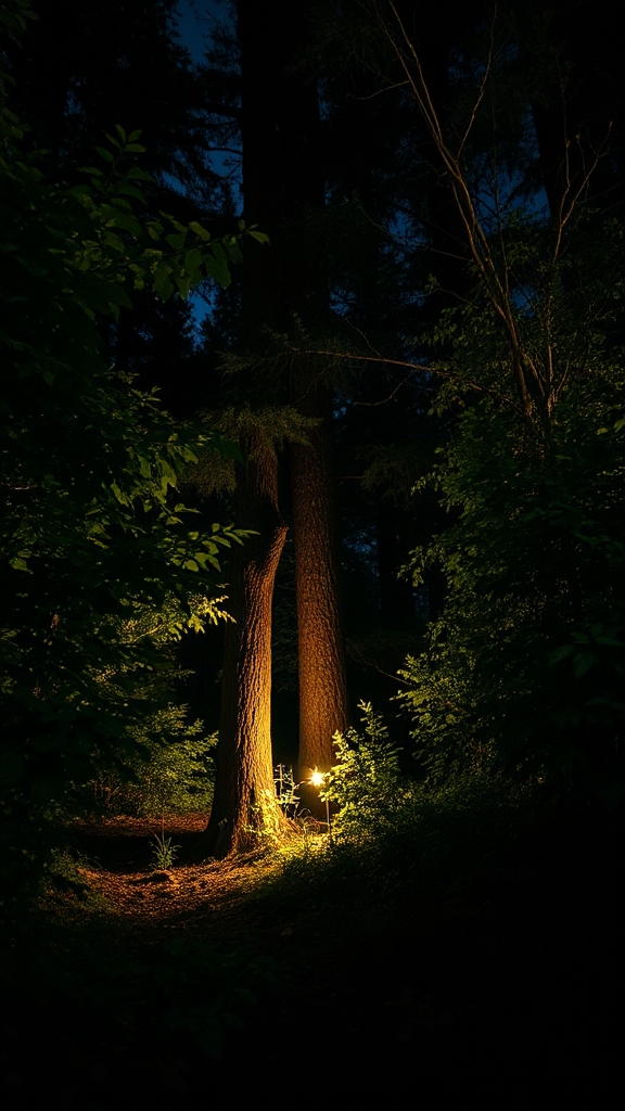 Lantern Light: Amber Glow with Smoky Shadows
