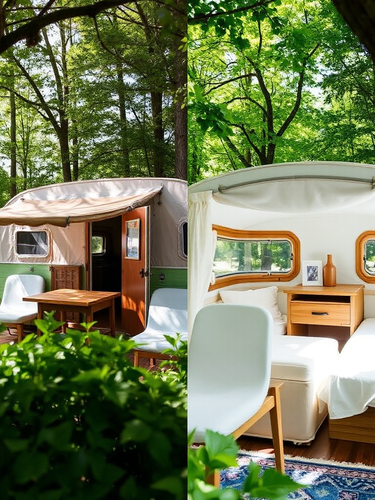 Bright and Airy Transitions: A Classic Pop Up Camper Revamp