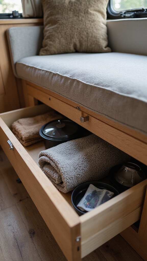 Hidden Storage Compartments in Your Travel Trailer