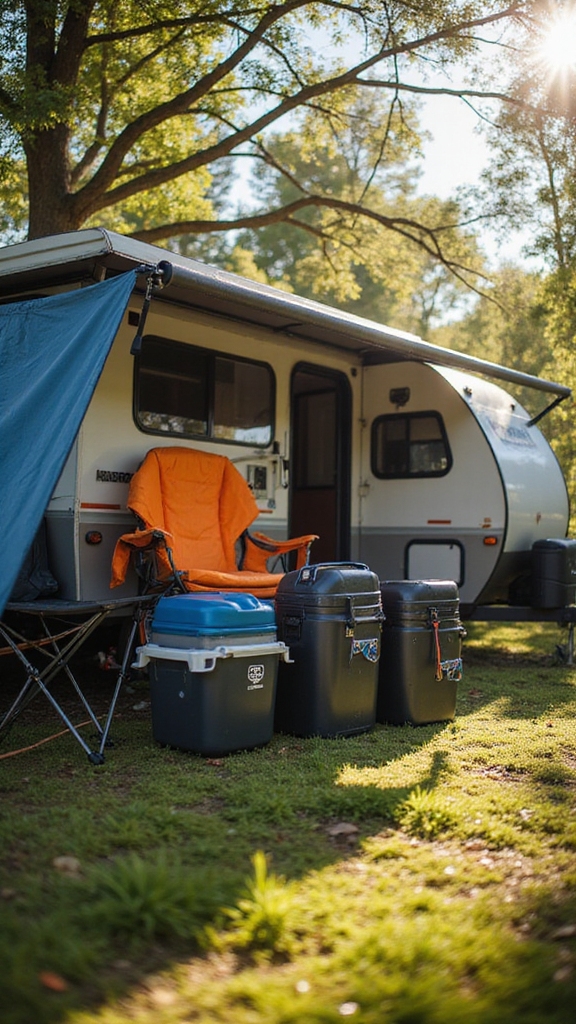 Weather-Resistant Storage for Camping Equipment