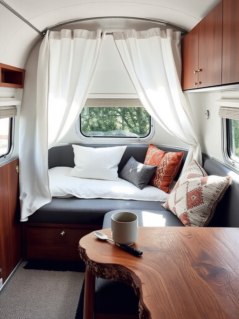 Vintage-Modern Fusion in a Restored Classic Trailer