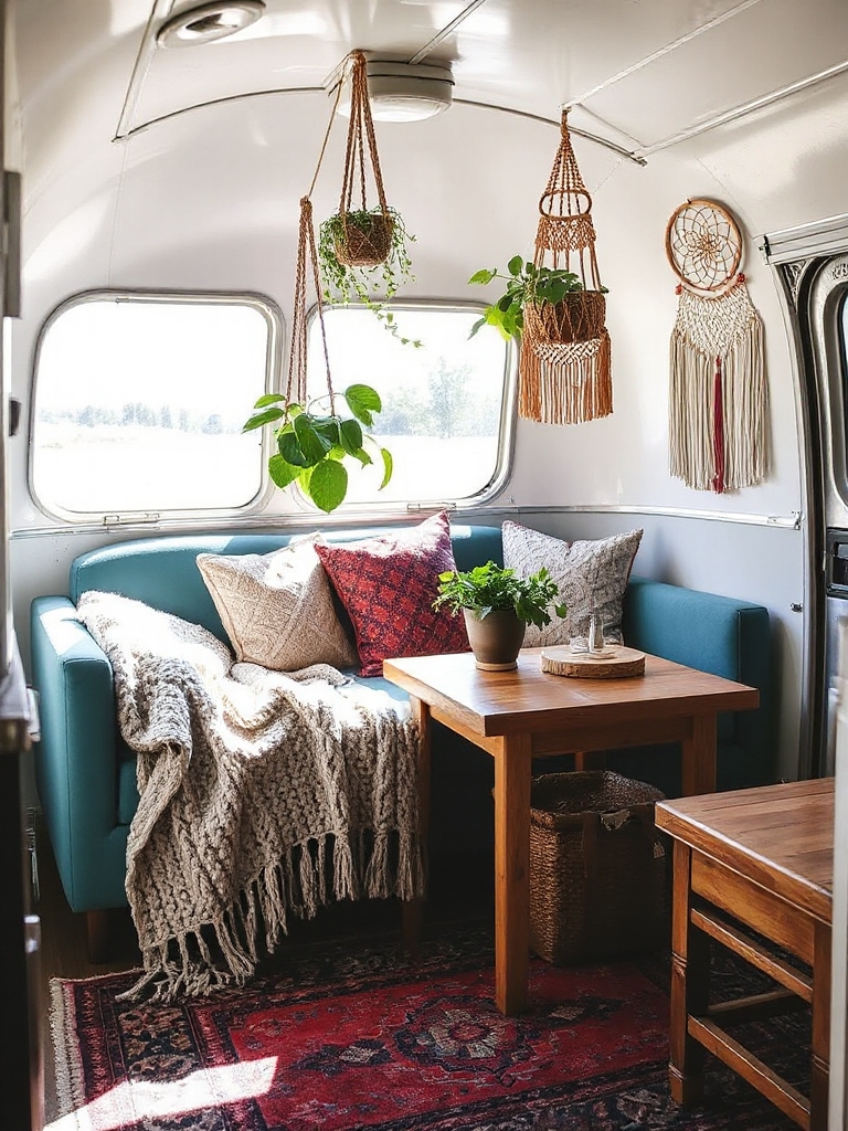 Bohemian Dreams on Wheels: A Free-Spirited Interior