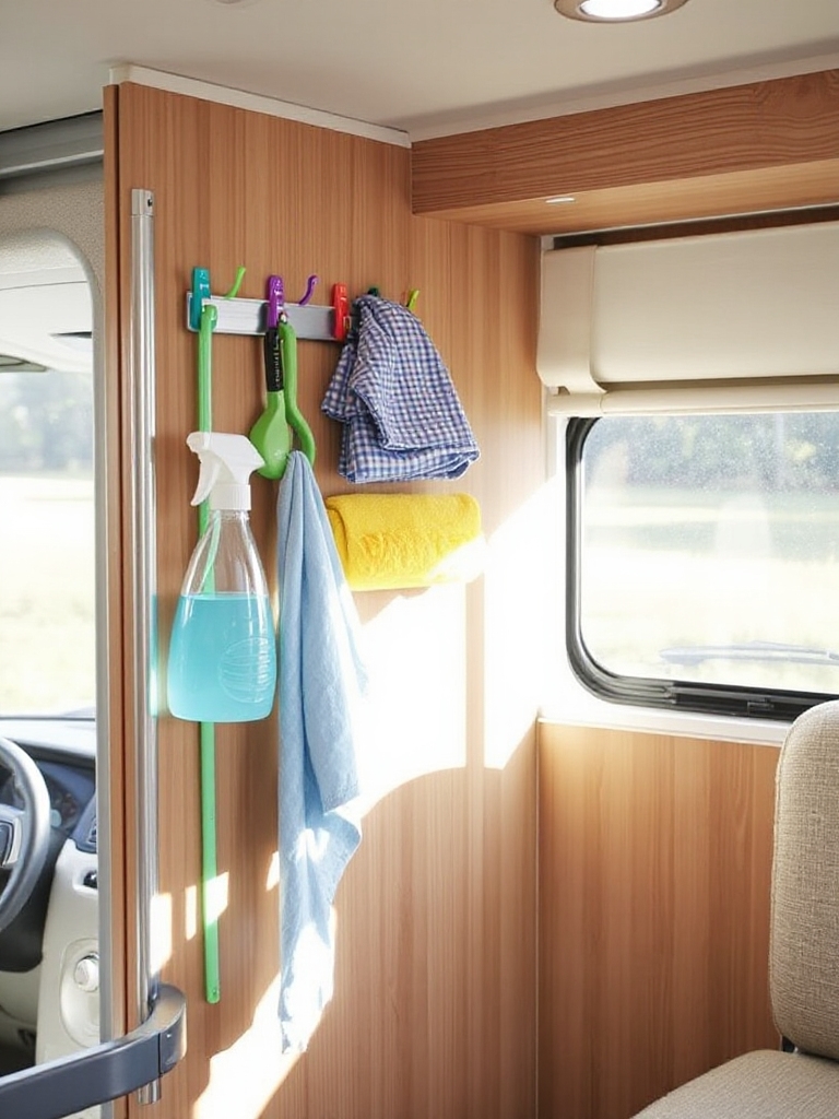 Keep Cleaning Supplies Accessible With Hook Grippers