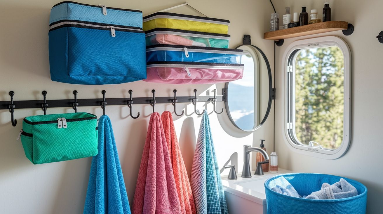 17 Clever Camper Bathroom Organization Tricks From Travelers in Bozeman, Montana