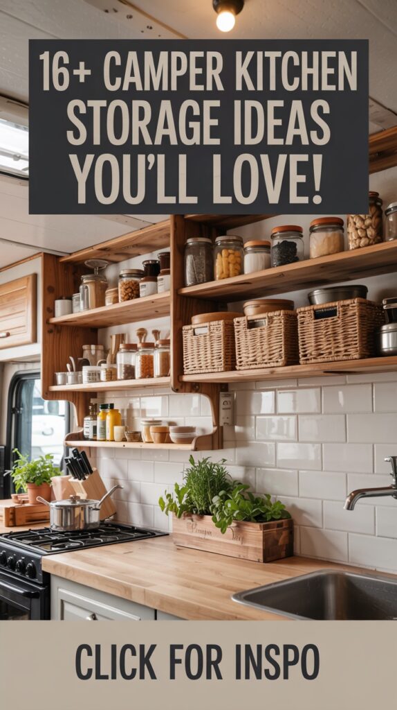 Camper Kitchen Storage Ideas That Blend Form and Function