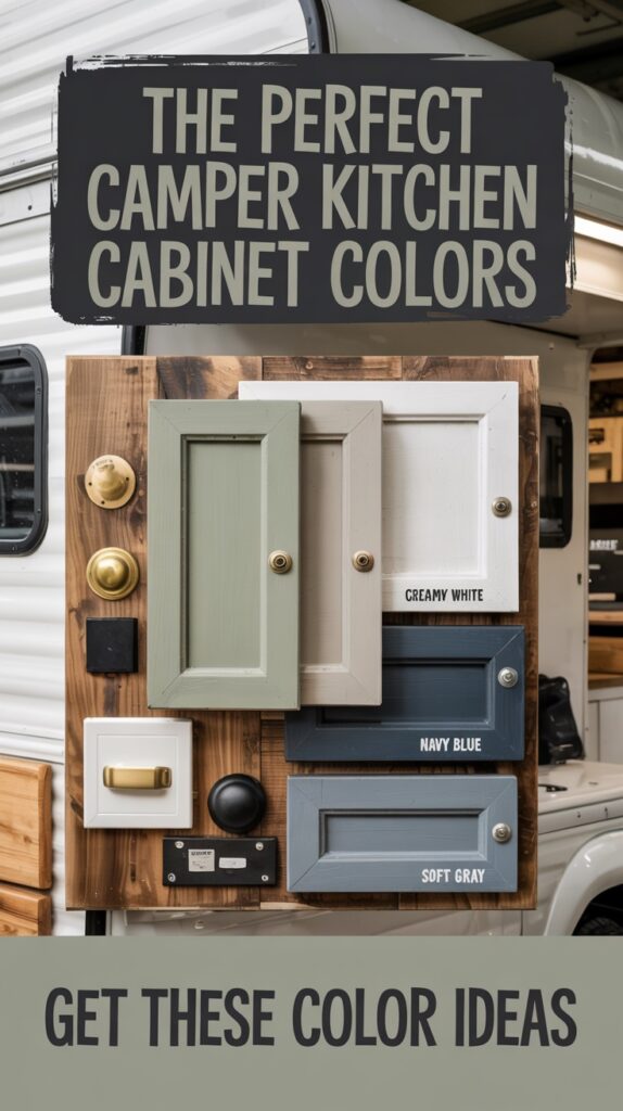 Choose the Perfect Camper Kitchen Cabinet Colors