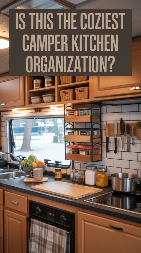 Efficient Camper Organization in the Kitchen
