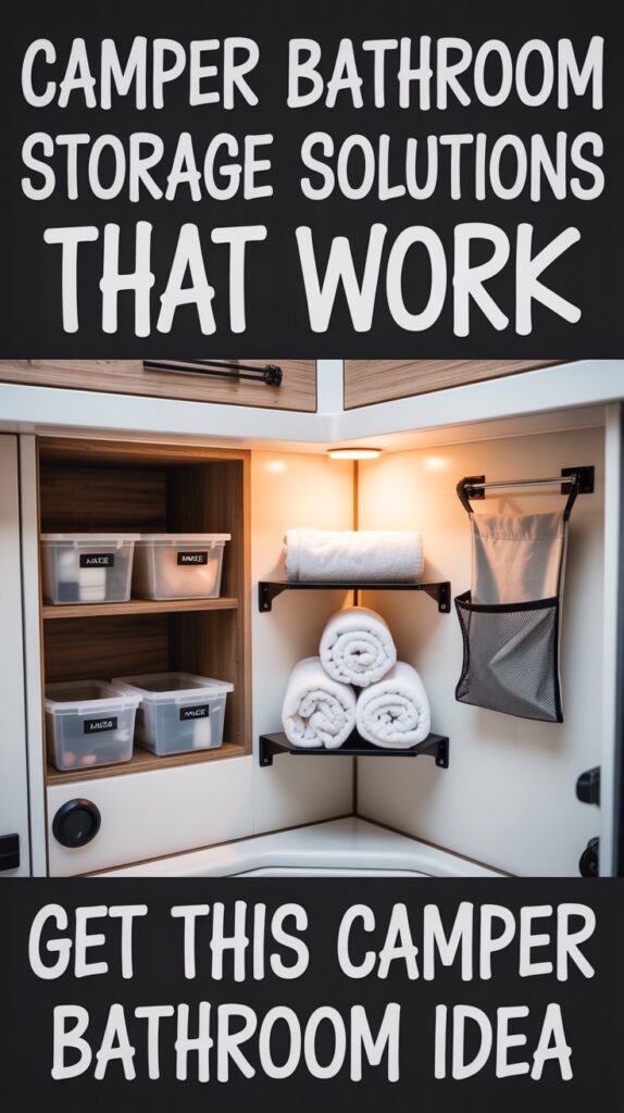 Hidden Camper Bathroom Storage Solutions That Actually Work