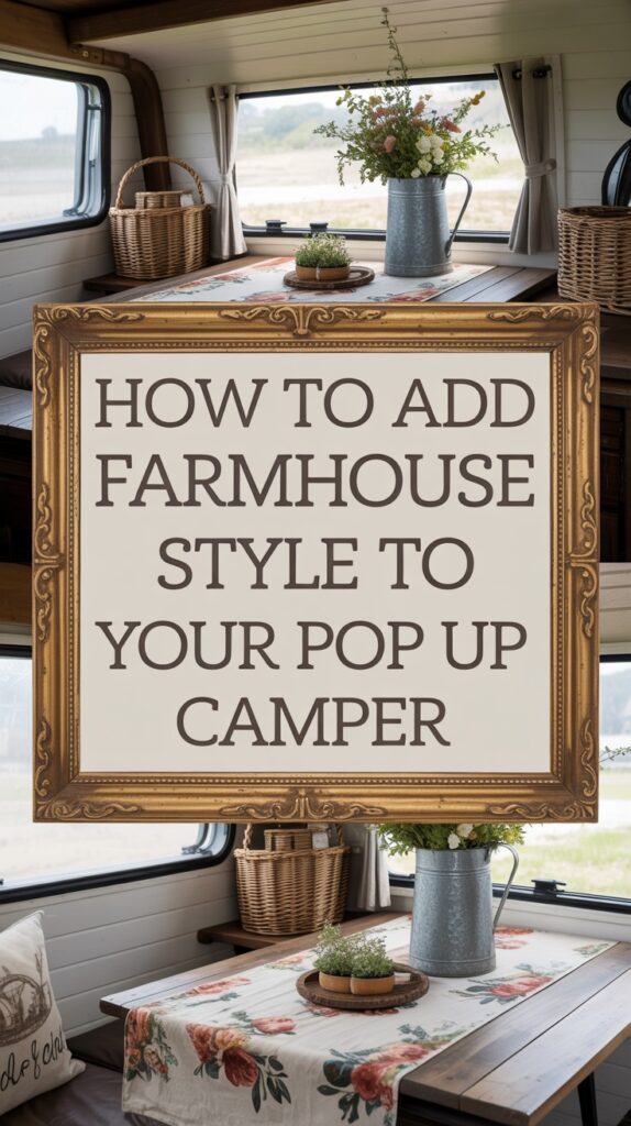 How to Add Farmhouse Style to Your Pop Up Camper A Waco, Texas Remodel Guide