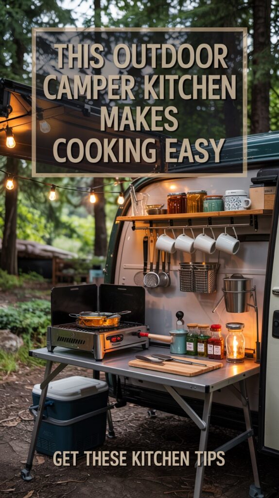 Make Outdoor Cooking Easy With a Camper Outdoor Kitchen Setup
