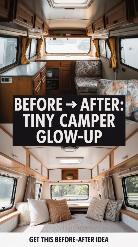 Pop Up Camper Remodel Before and After: A Total Glow-Up