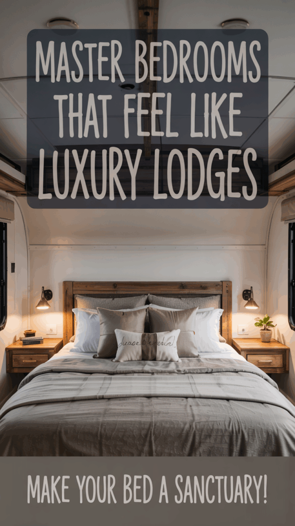 Travel Trailer Master Bed Remodel for Comfort