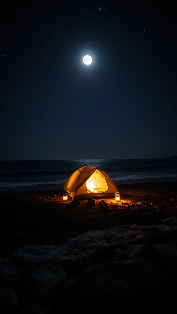 Night Safety on Coastal Campgrounds