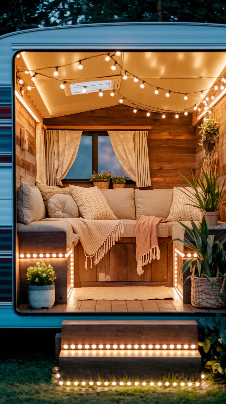 enhancing atmosphere with leds