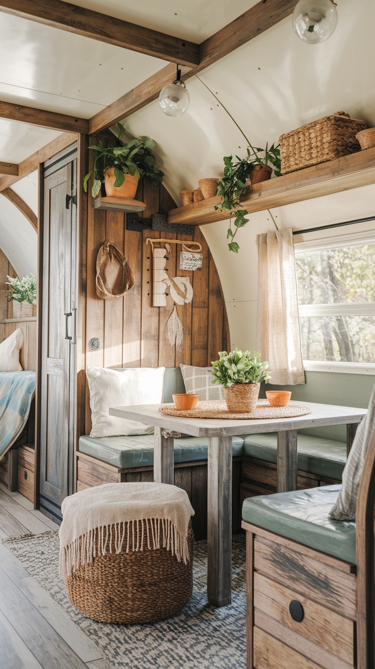 farmhouse style natural wood