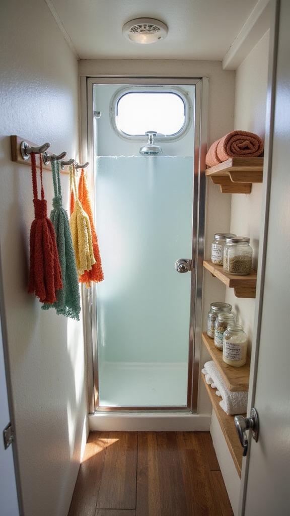 maximize bathroom storage efficiency