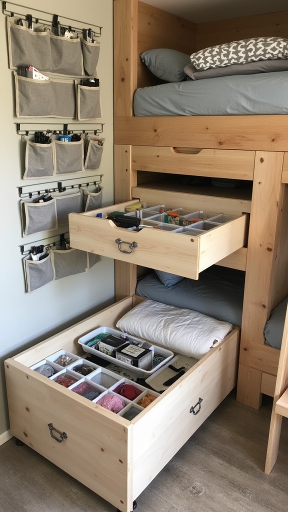maximize bedroom storage efficiently