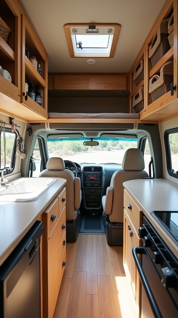maximize camper vertical space
