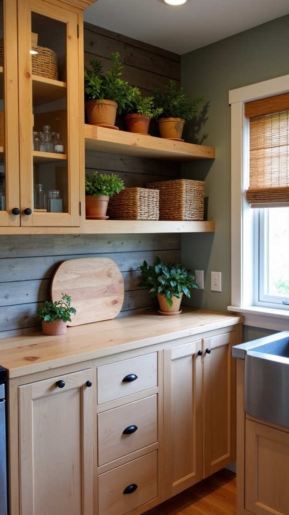 natural wood home decor