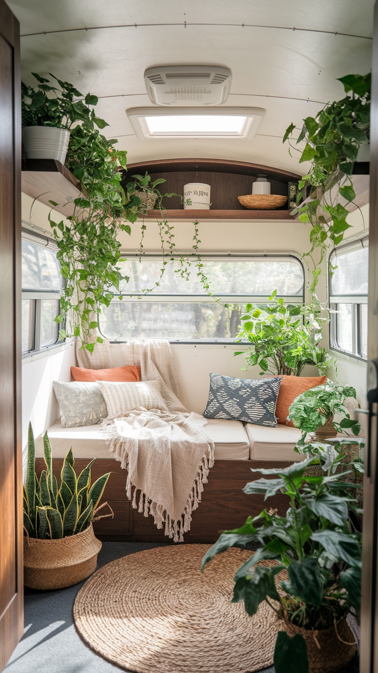nature inspired camper decor