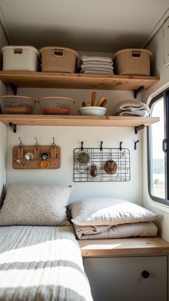 optimize camper vertical storage