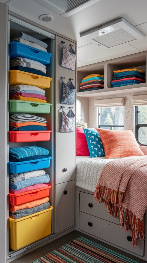 organized garment storage ideas