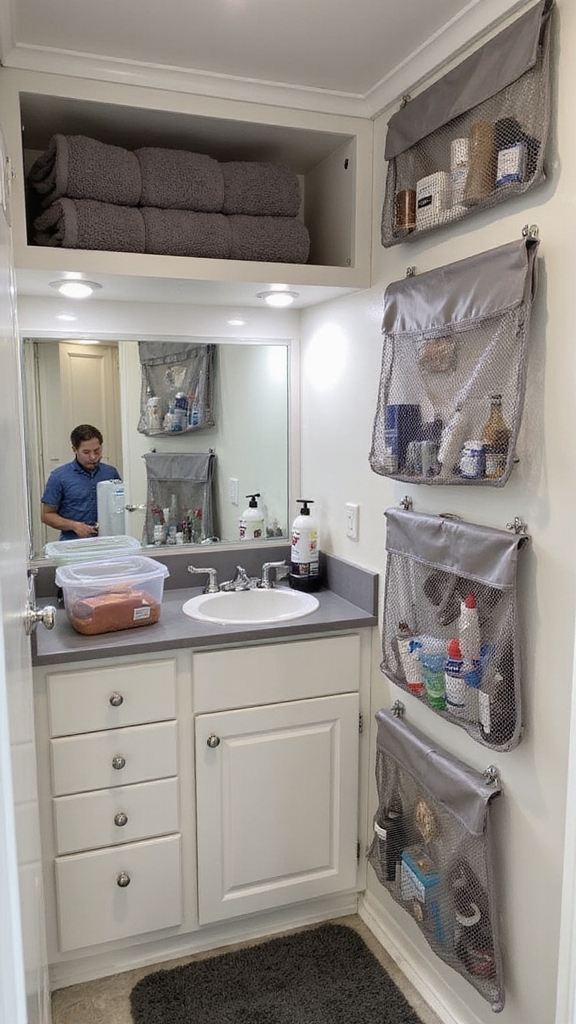 secure bathroom items effectively