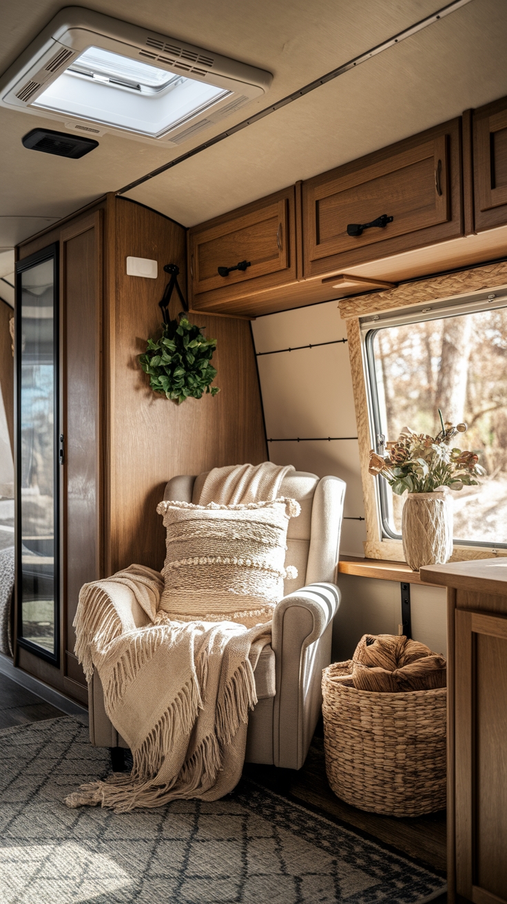 textured decor enhances depth