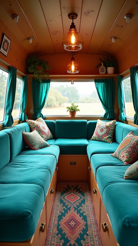 vibrant colors and textures