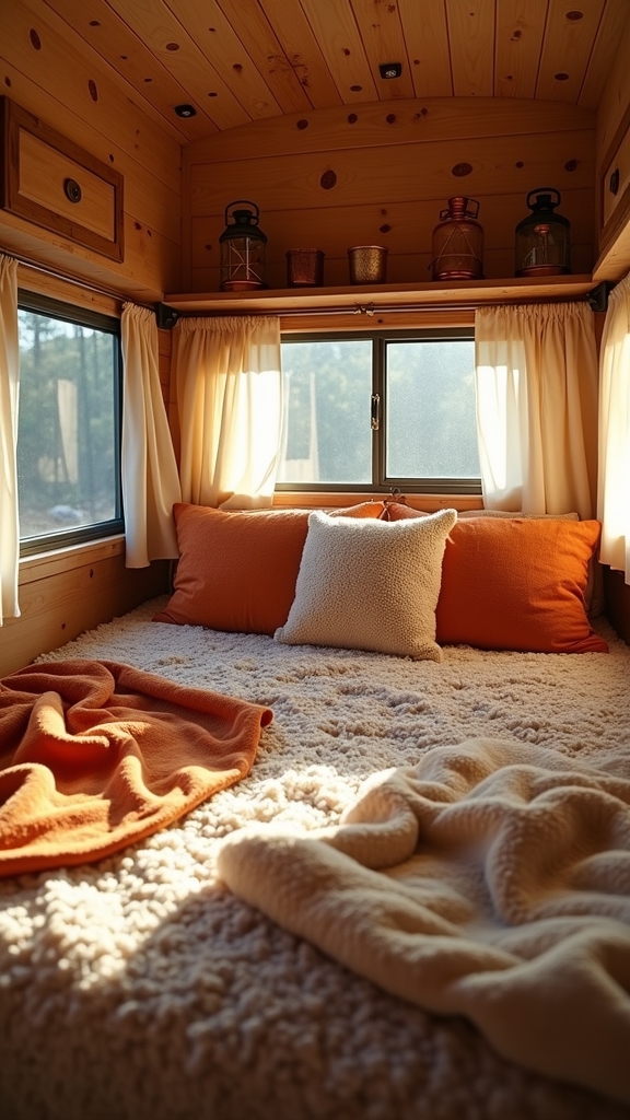 warm camper color ideas