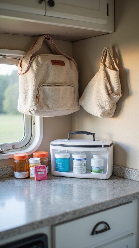 well stocked travel medical kit